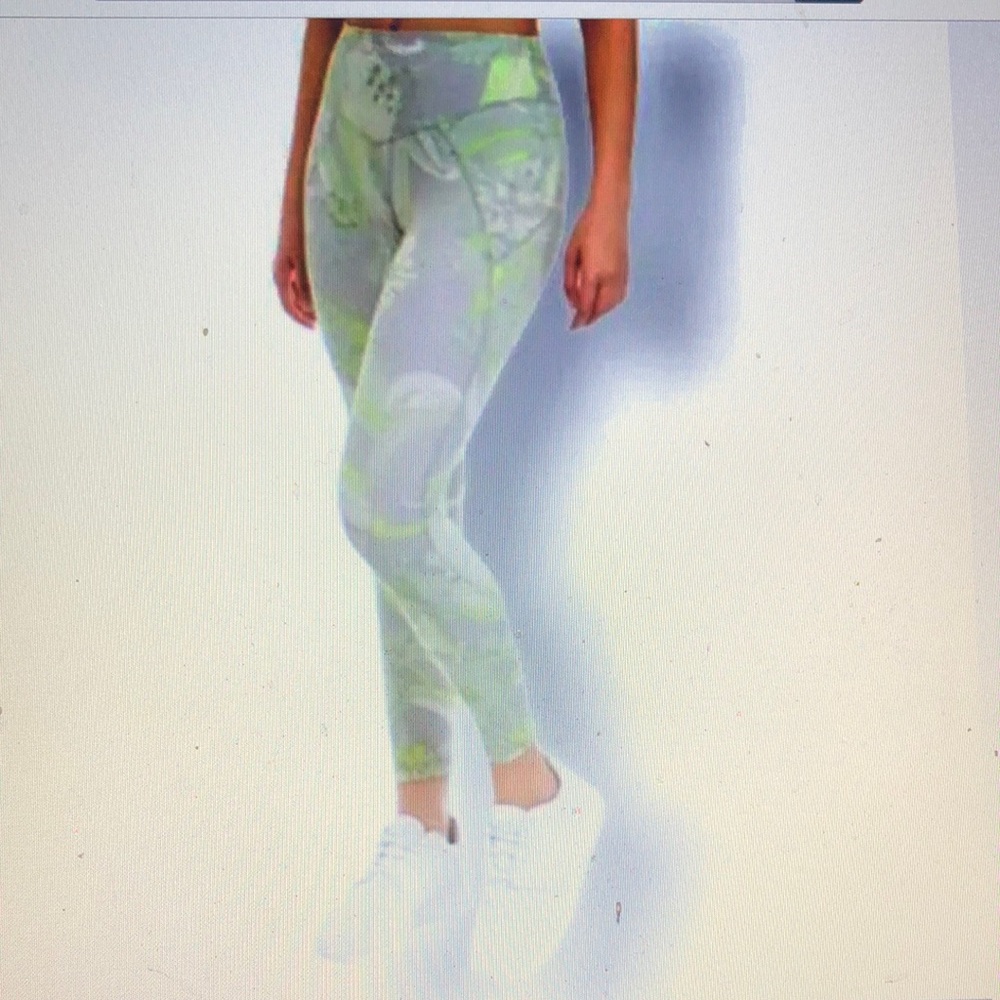 Free People Movement Waves Crash Leggings floral high rise M